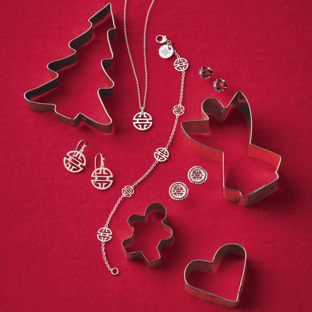 Silver Shou Drop Earrings