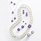 Dottie Earrings in Amethyst