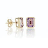 Newport Earrings in Amethyst