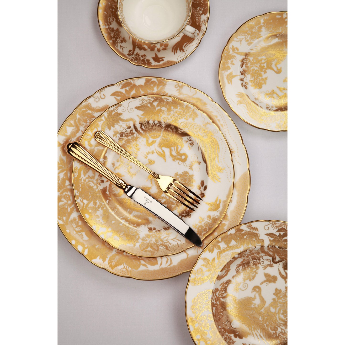 Aves Gold Salad Plate