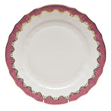 Herend Fish Scale Dinner Plate, Pink