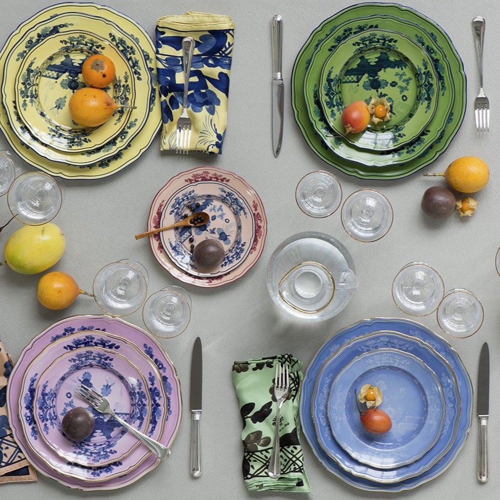 Oriente Italiano Dinner Plate, Azalea