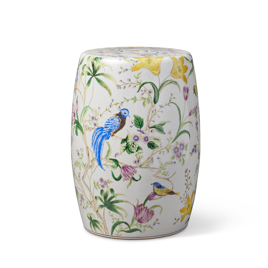 Gump's Summer Morning Garden Stool