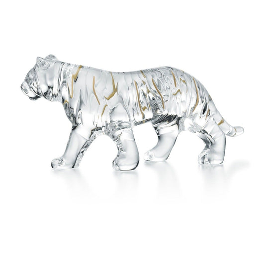 Zodiac Tiger, Clear with 20K Gold