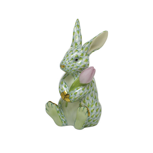 Herend Blossom Bunny, Green