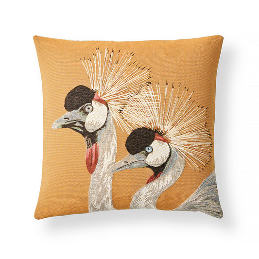 Crowned Cranes Pillow