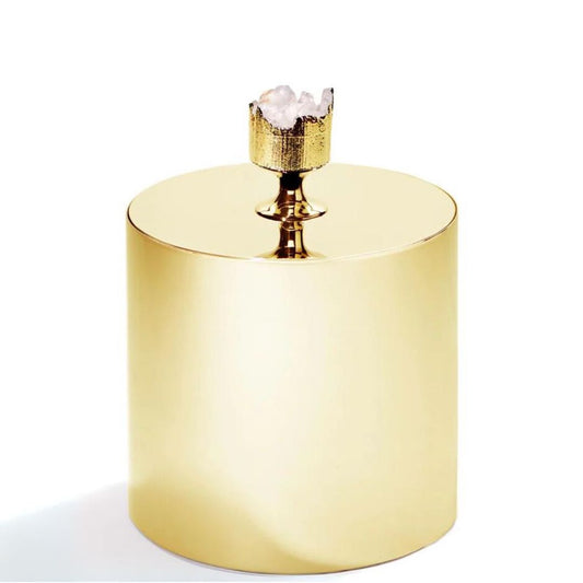 Anna New York Crystal & Gold Ice Bucket