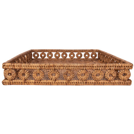 Burmese Rattan Tray