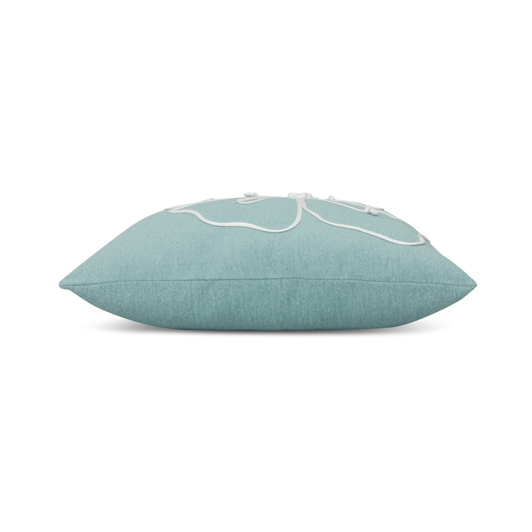 Hibiscus Mist Indoor/Outdoor Pillow, Square