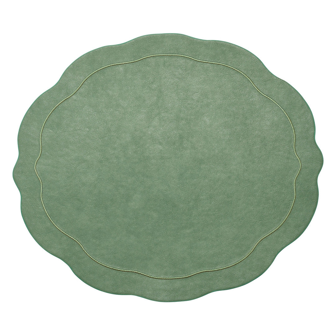 Kim Seybert Green Tailored Placemats, Set of 4