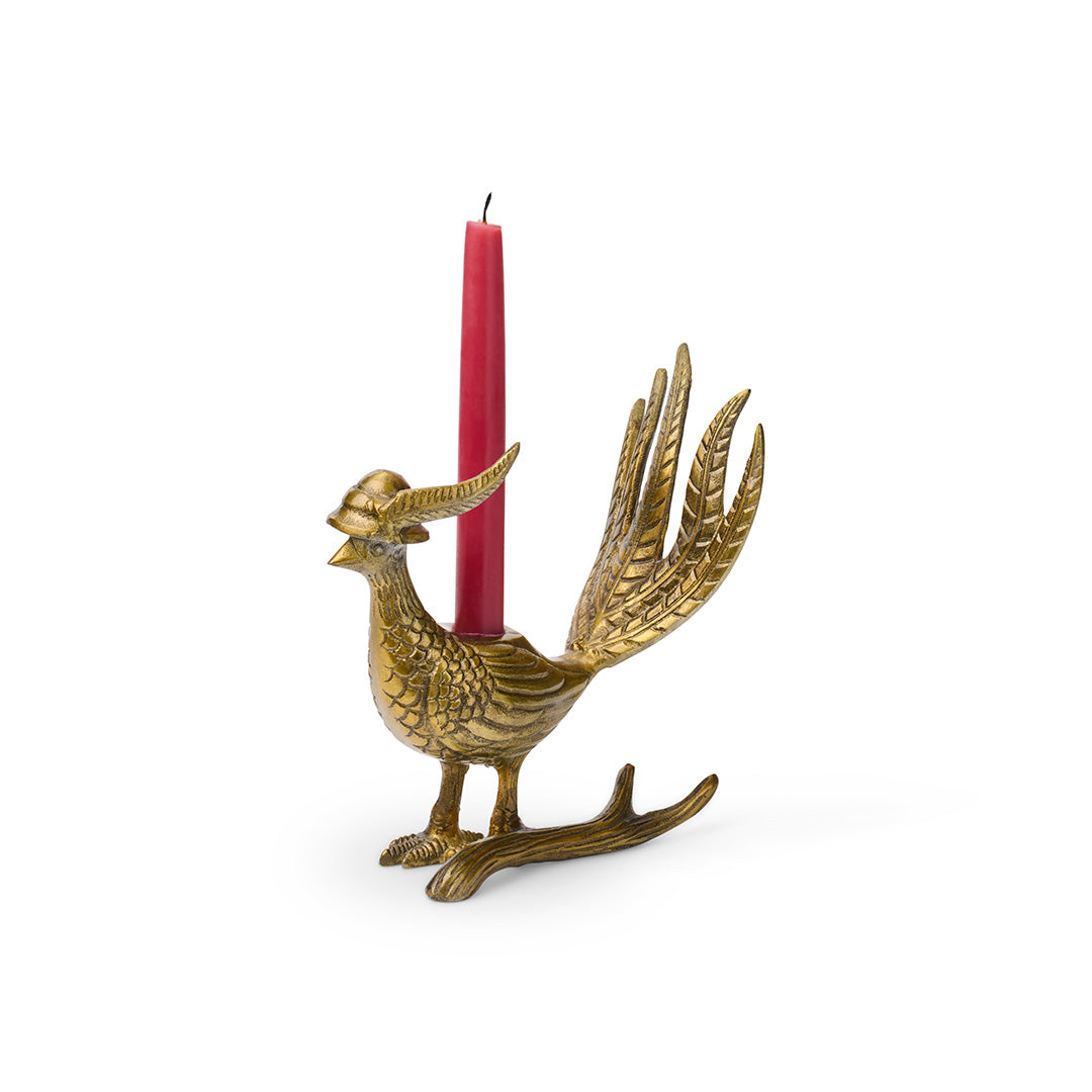 Avery Pheasant Candleholder