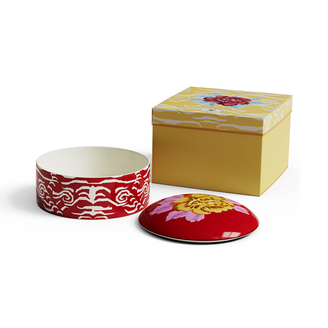Indian Tiger Trinket Box, Red