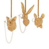 Woodland Creatures Ornaments, Set of 3
