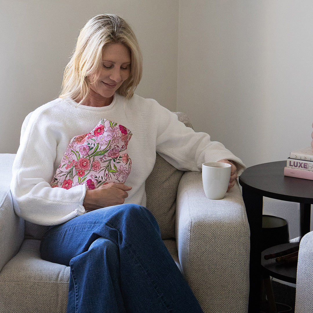 Hot Water Bottle, Fleur Rose