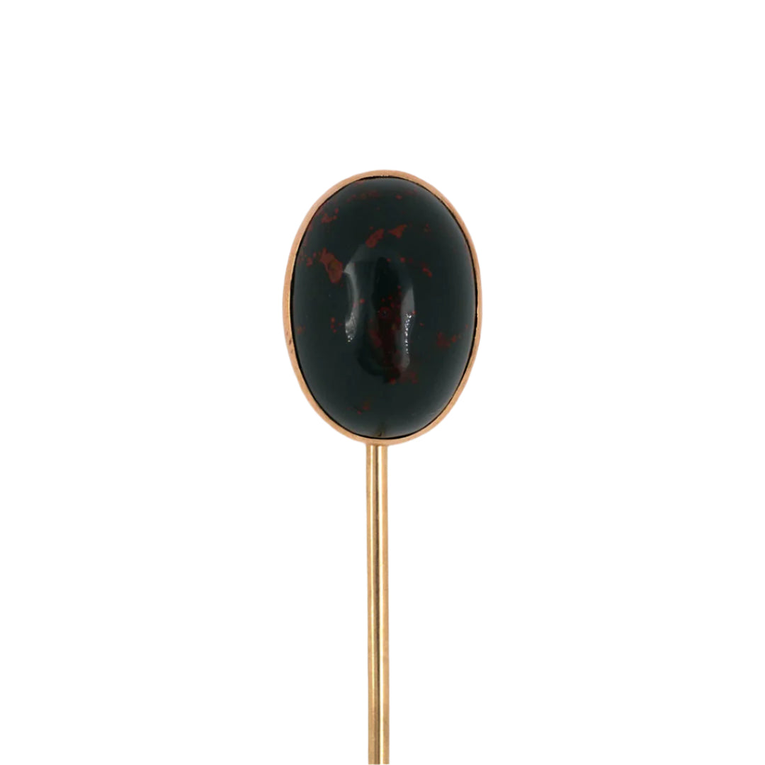 Estate Victorian Bloodstone Stick Pin