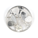 Estate Georg Jensen Butterfly Floral Pin