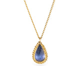 Amáli Tanzanite Petite Teardrop Pendant Necklace