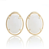 Gump's Signature Peninsula Earrings in White Jade