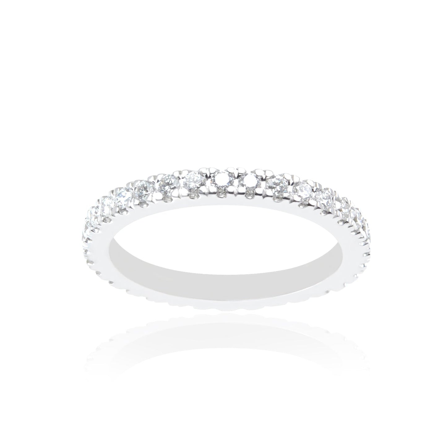 Gump's Signature Diamond White Gold Eternity Ring