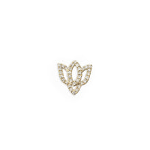Loquet London Diamond Lotus Charm