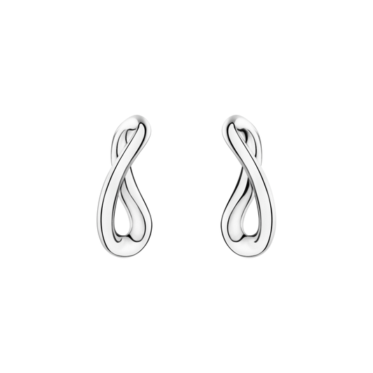 Georg Jensen Silver Infinity Earrings