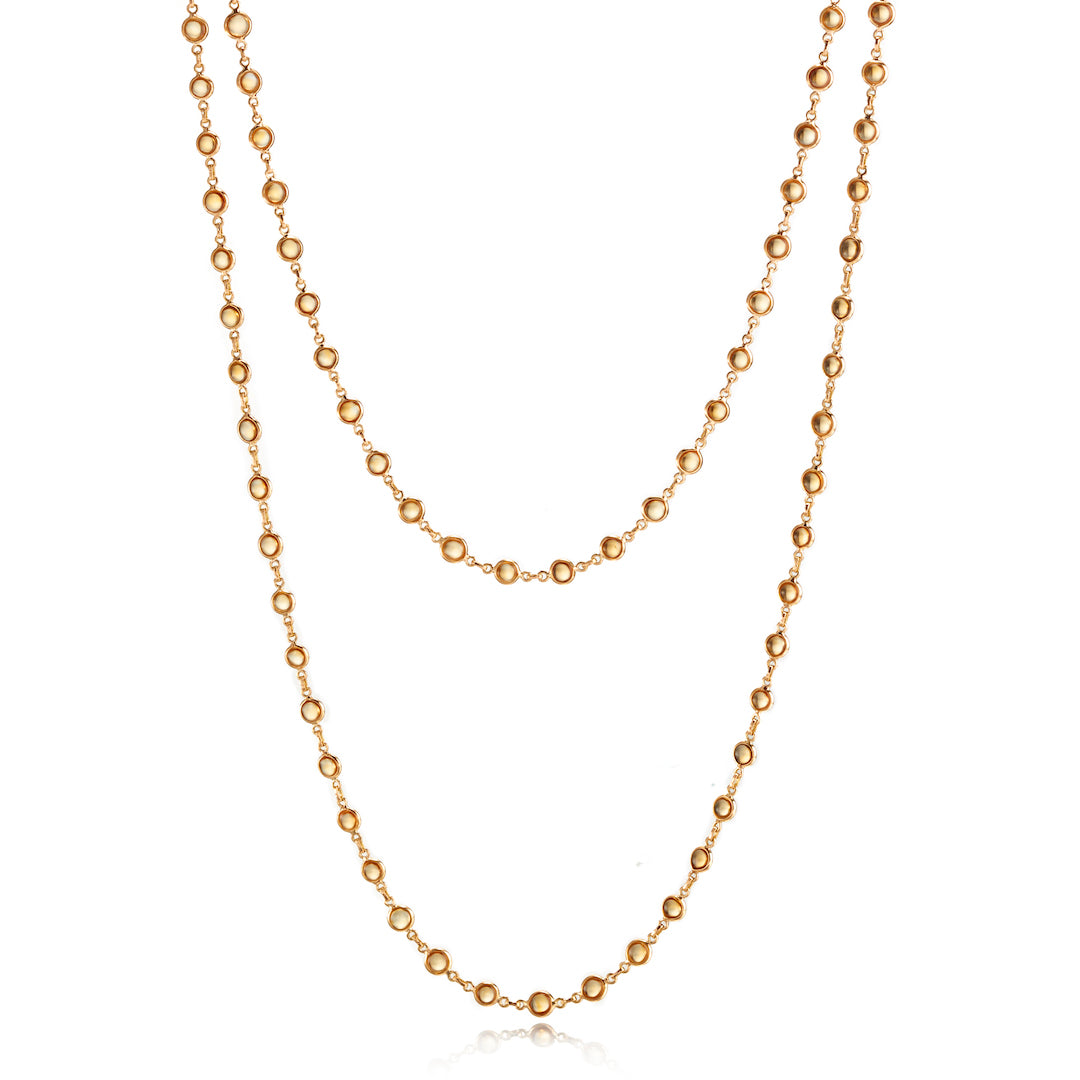 Citrine Long Necklace
