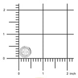 White Topaz & Silver Shou Earrings