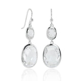 Gump's Signature Raindrop Earrings in White Topaz