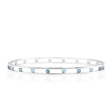 Gump's Signature Carousel Bangle in Swiss Blue Topaz