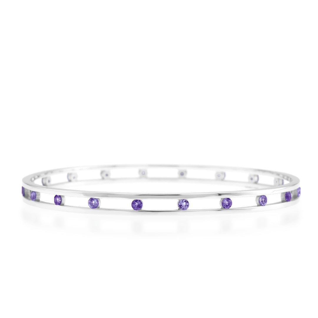 Gump's Signature Carousel Bangle in Amethyst