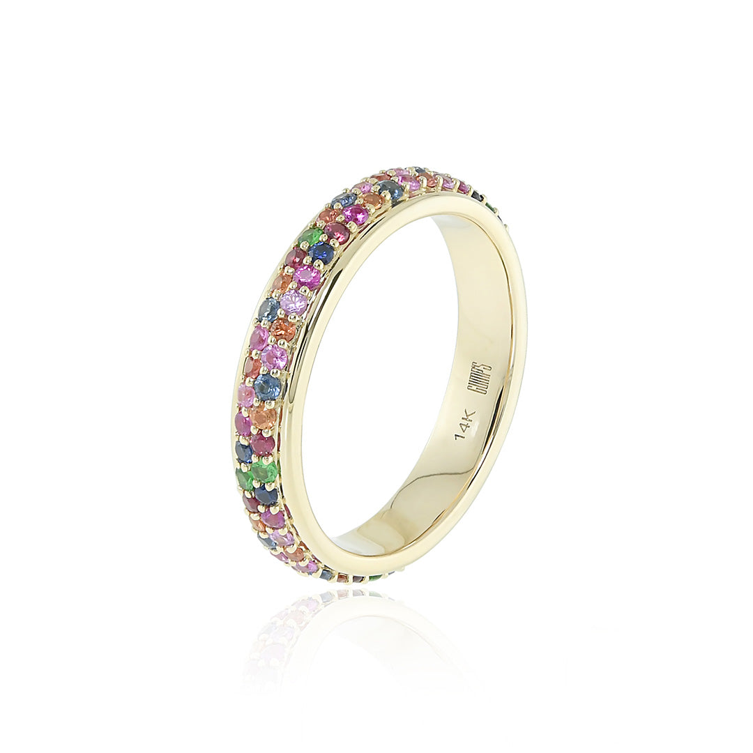 Gump's Signature Rainbow Eternity Band
