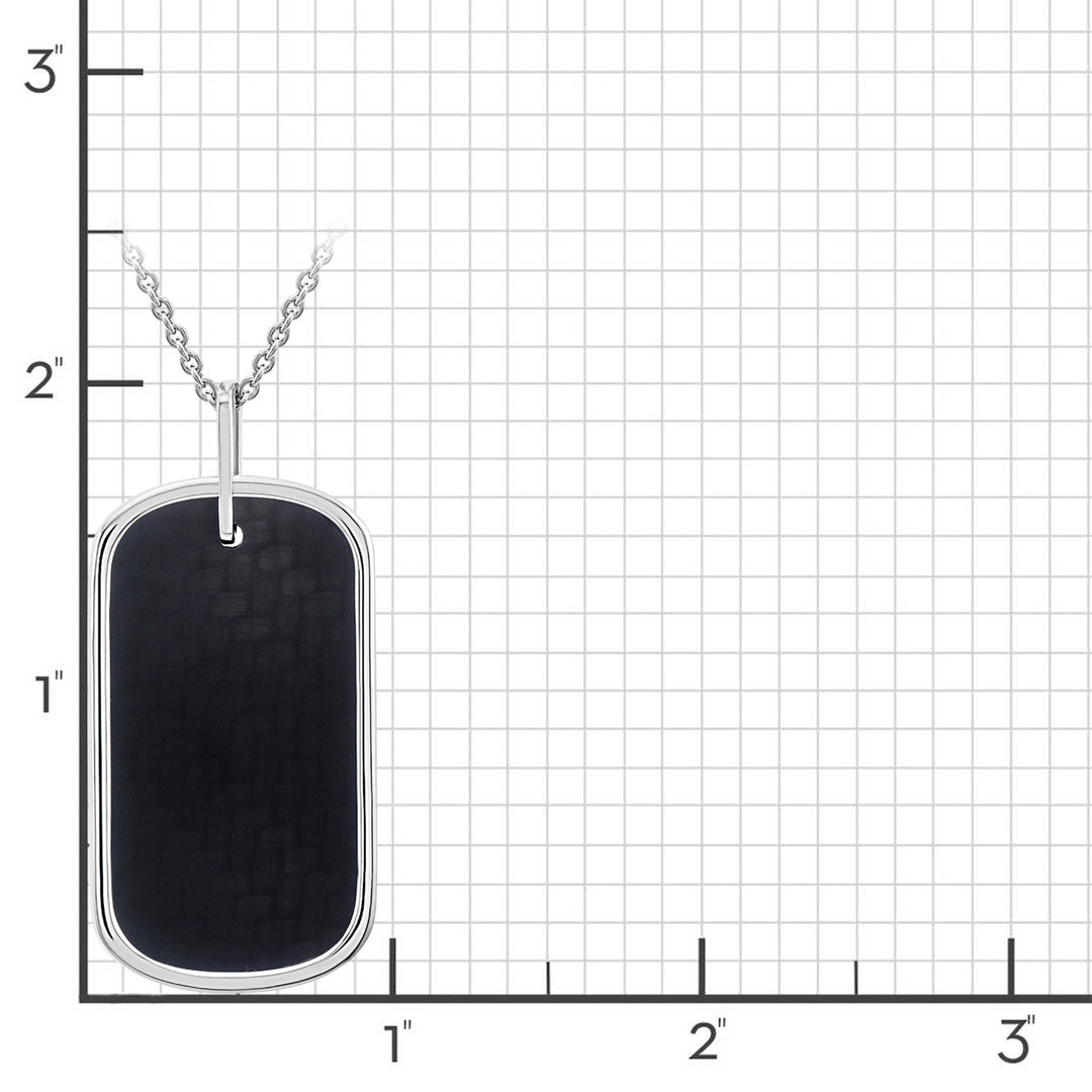 Men's Shou Dog Tag Pendant Necklace
