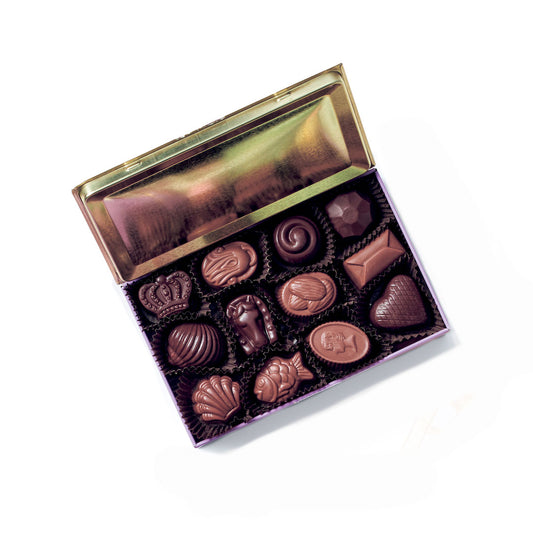 12-Piece Assorted Truffles, Orchid