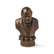 Winston Churchill Bronzed Bust
