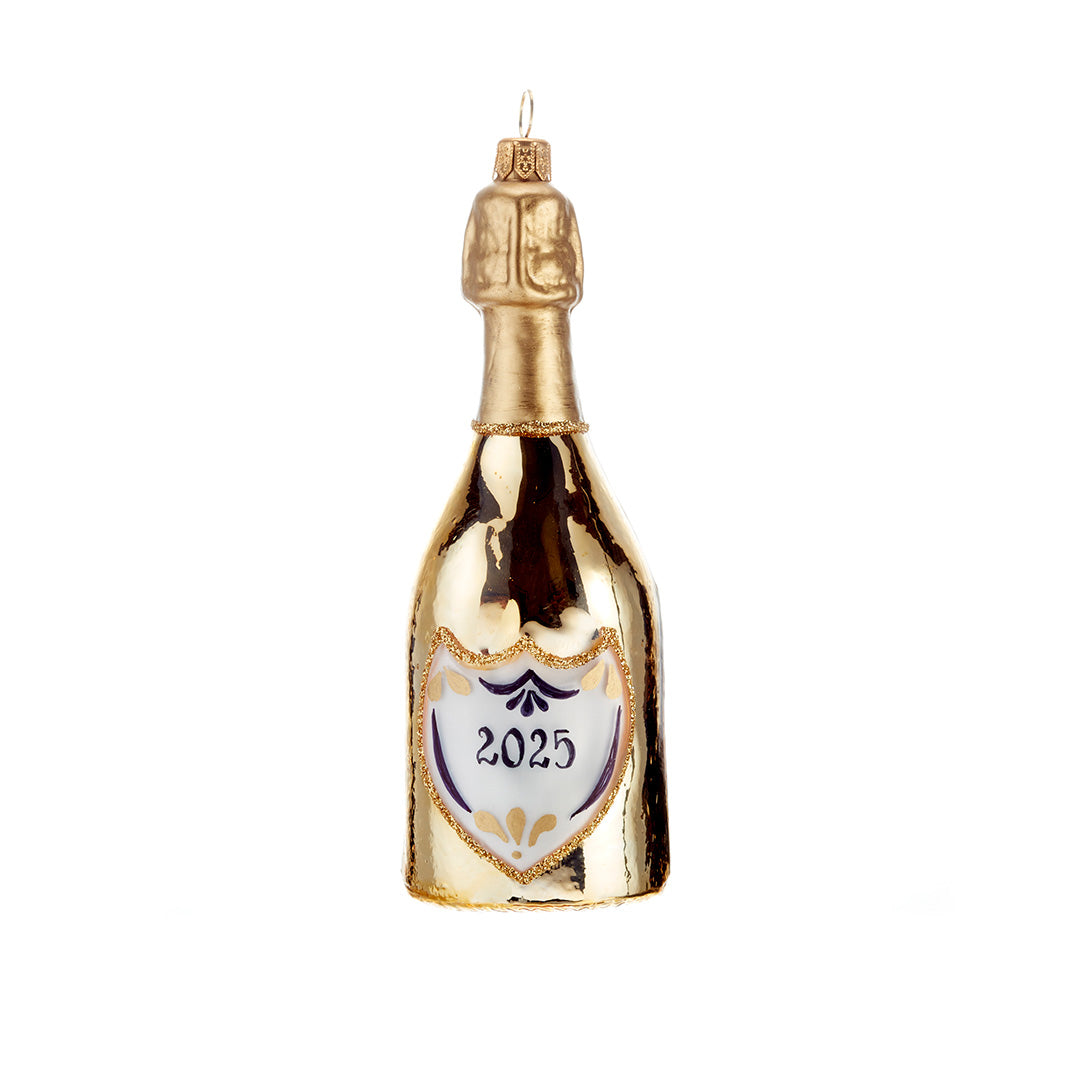 2025 Champagne Bottle Ornament