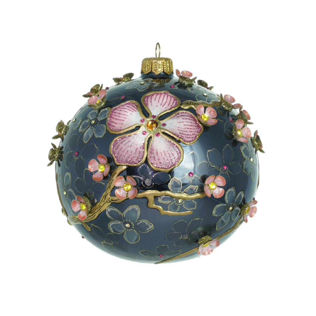 Cherry Blossoms Ball Ornament