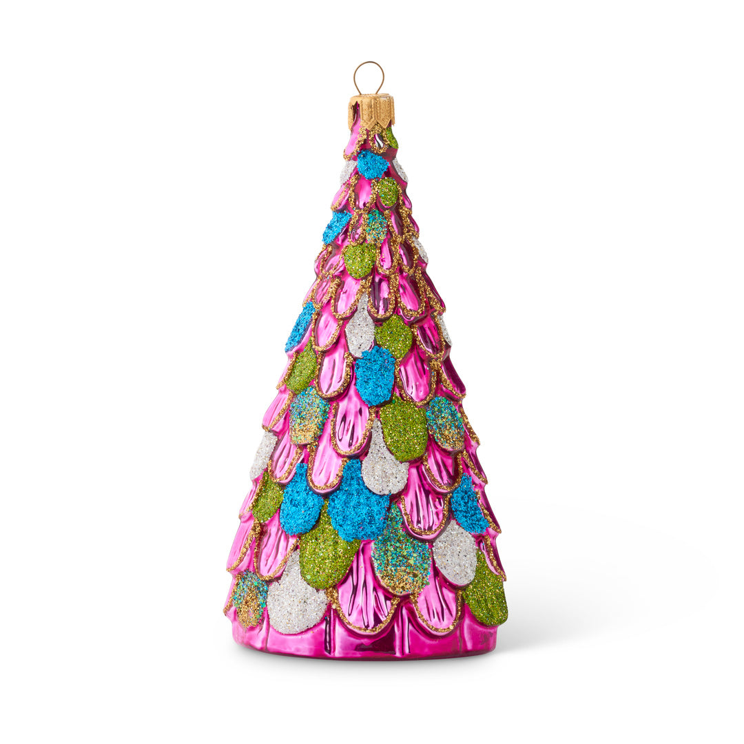 Fuchsia Multicolor Tree Ornament