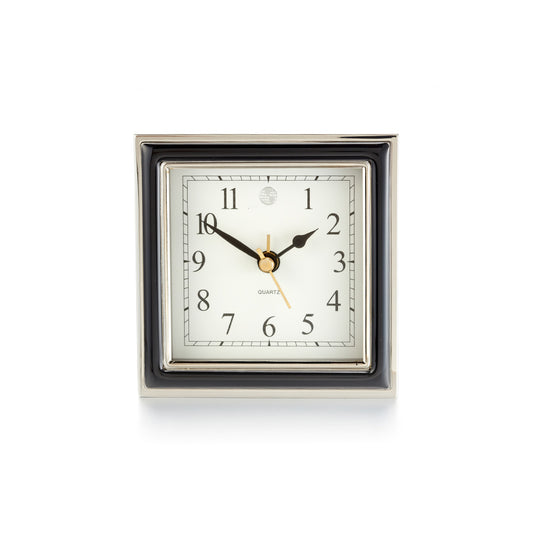 Black Enamel Clock
