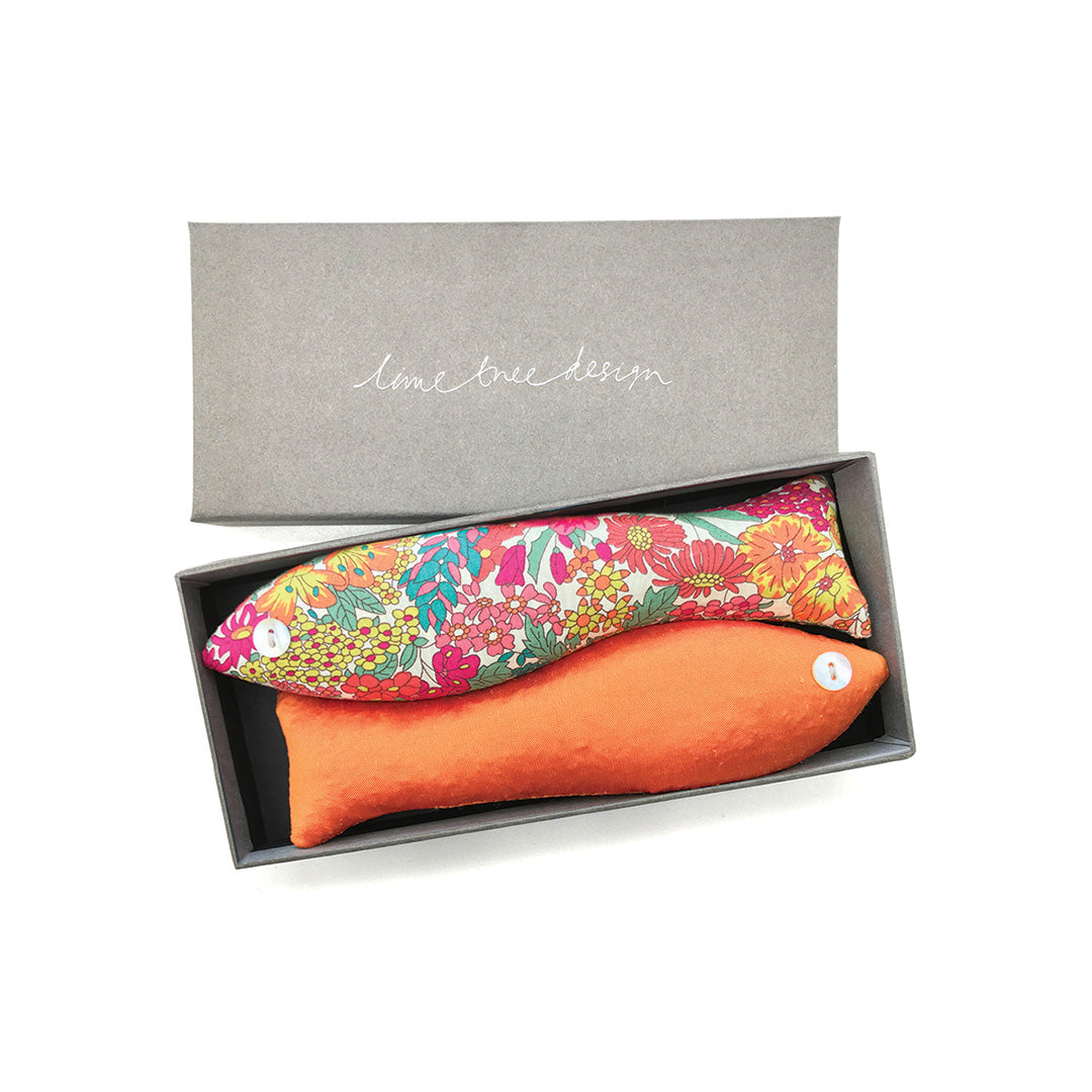 Lavender Fish Sachets, Set of 2 Orange