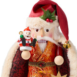 Santa with Pyramid Nutcracker