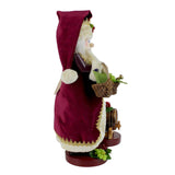 Cozy Wine Santa Nutcracker