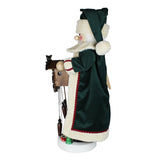 Santa with Cuckoo Clock Nutcracker, 39"