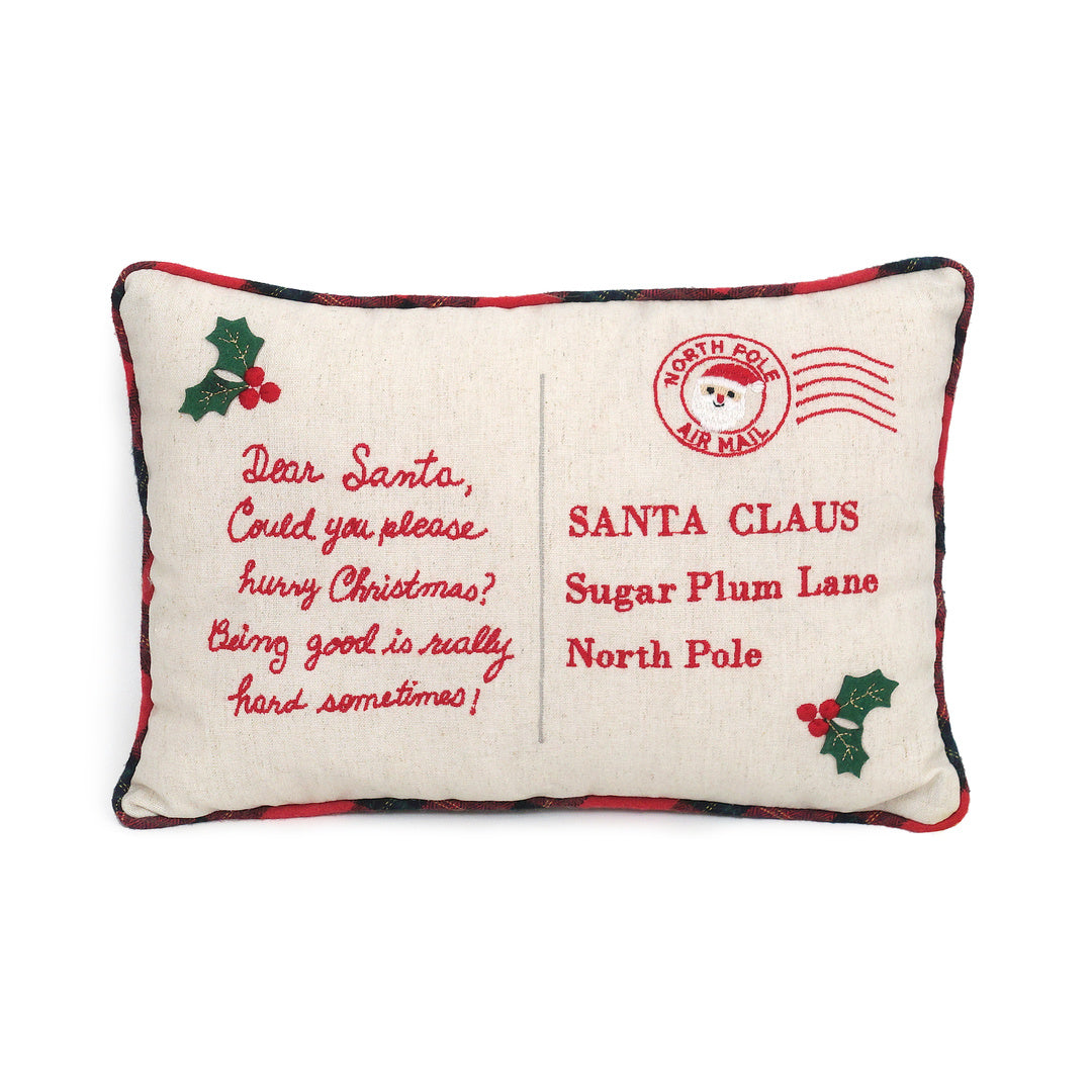 Mon Ami Dear Santa Pillow