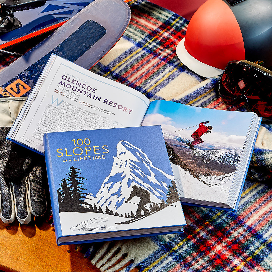 100 Slopes of a Lifetime, Leather Bound