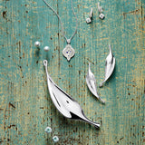6mm Silver Blue Akoya Pearl Earrings