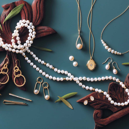 4-8mm Pearl Graduated Chain Necklace