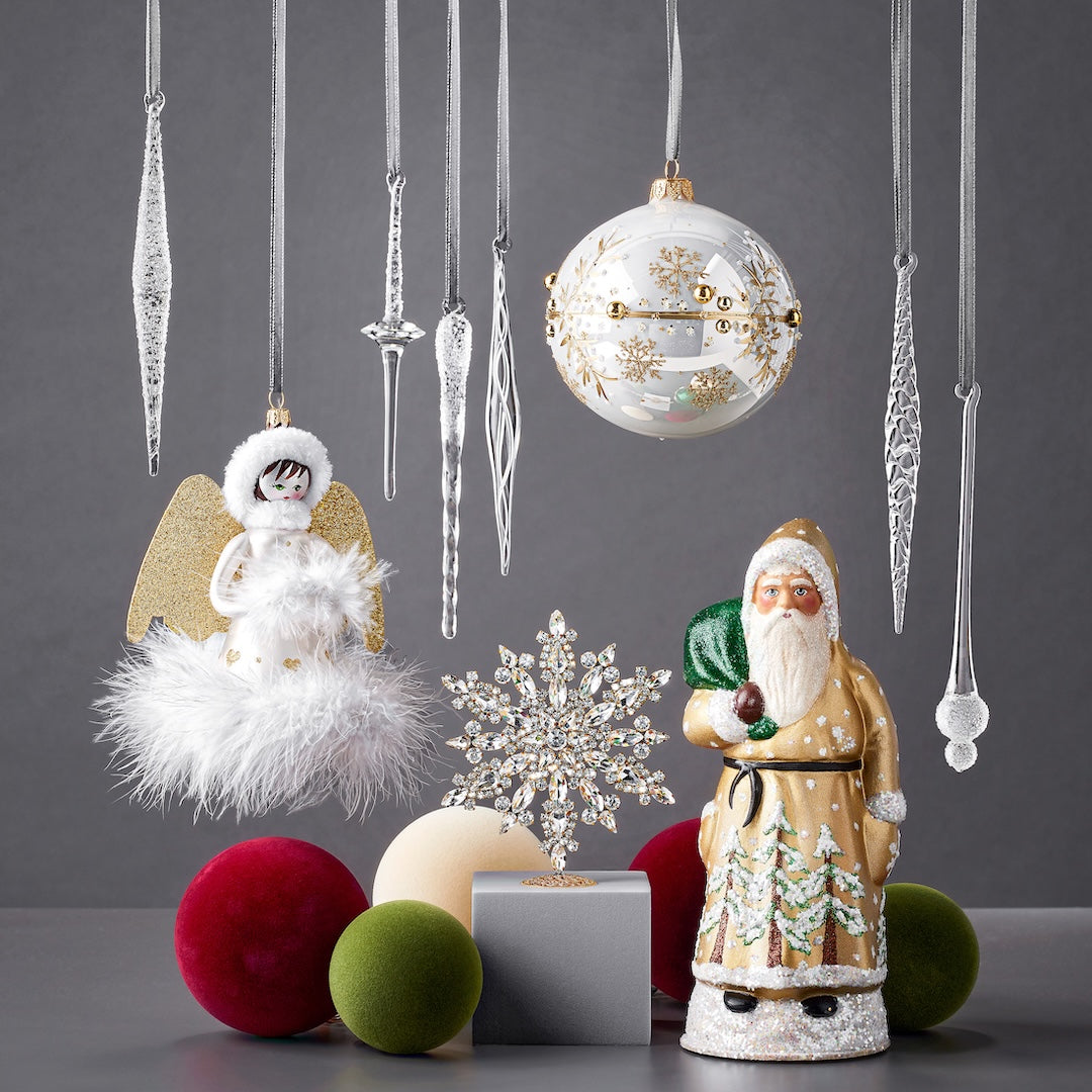 Elegant Ornaments Beyond the Tree: Decorating Ideas in Glass, Crystal & Porcelain
