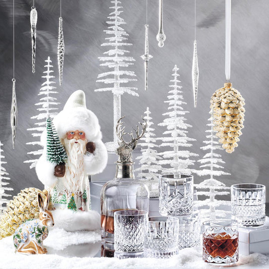 Twilight Glass Icicle Ornaments, Set of 36