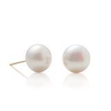 Gump's Signature 10mm Button Pearl Stud Earrings