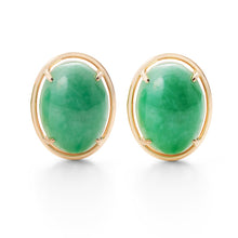 Gump's Signature Peninsula Earrings in Apple Green Jade